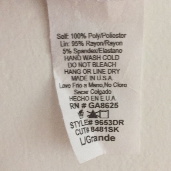 Long strapless tube dress. - Picture 3 of 3